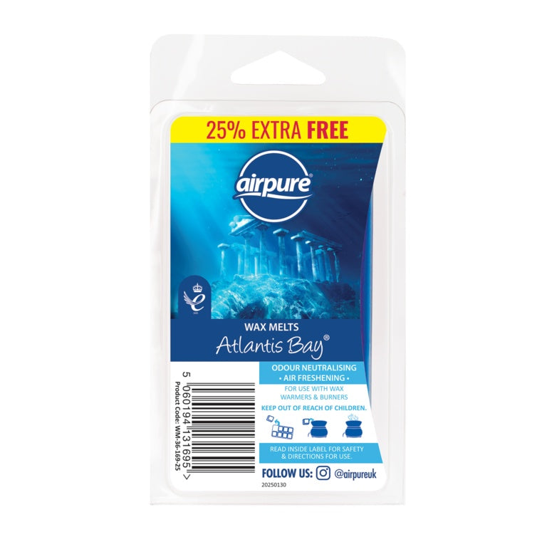Airpure Wax Melts 25% Extra Free Assorted