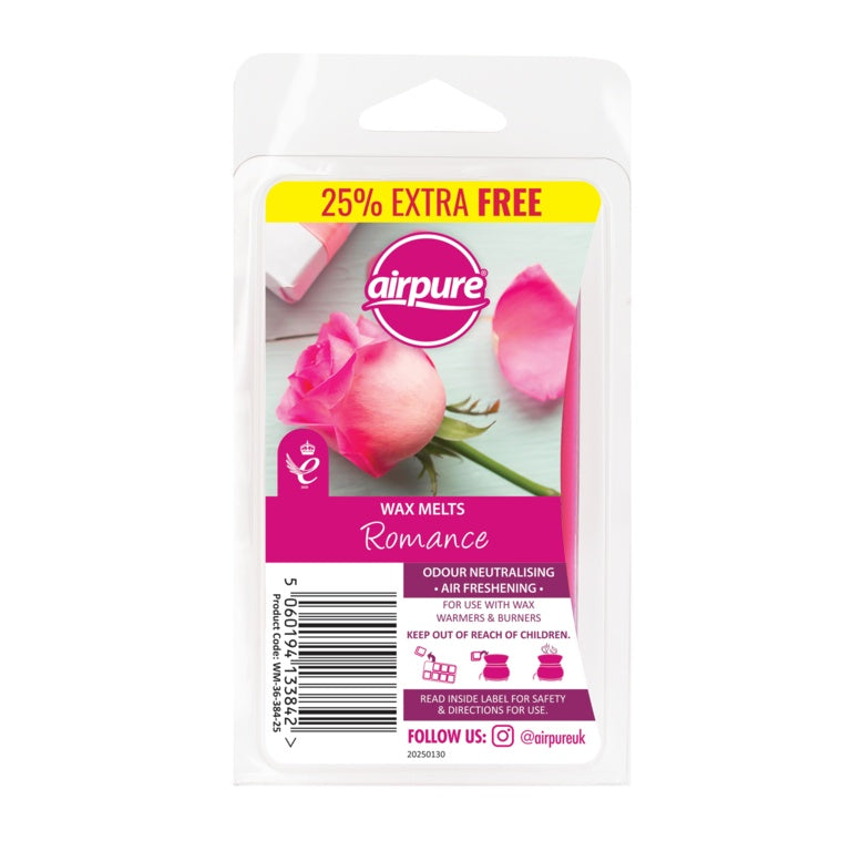 Airpure Wax Melts 25% Extra Free Assorted