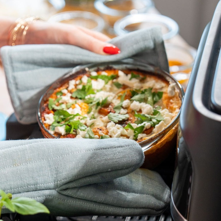 Pyrex Air Fryer Round Glass Dish 2.3L