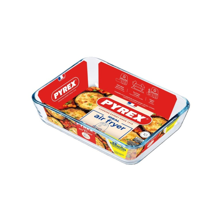 Pyrex Air Fryer Rectangular Glass Dish 0.8L