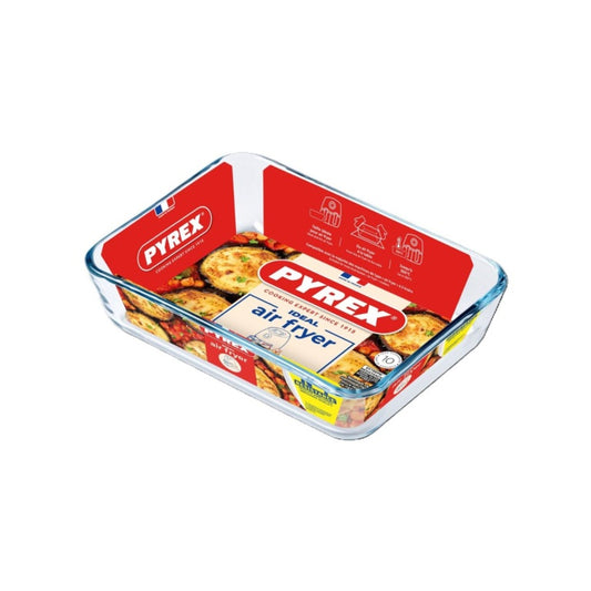 Pyrex Air Fryer Rectangular Glass Dish 0.8L