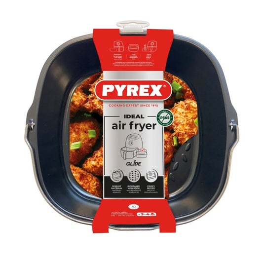 Pyrex Air Fyer Metal Square Roaster 22 x 21 x 7.5cm