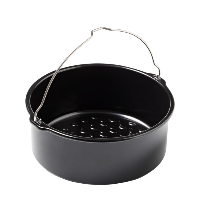 Pyrex Air Fryer Metal Round Roaster 20 x 19 x 7.5cm
