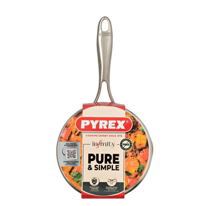Pyrex Infinity Stainless Steel Saucepan 18cm