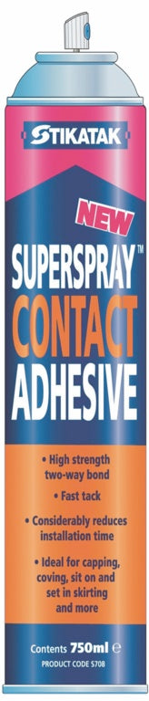 Stikatak Superspray Contact Adhesive 750ml