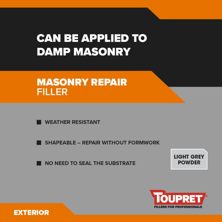 Toupret Masonry Repair Filler 5kg