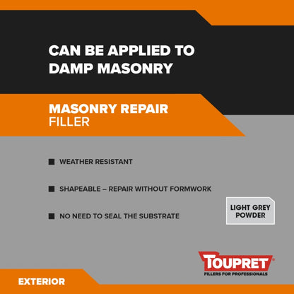 Toupret Masonry Repair Filler 5kg