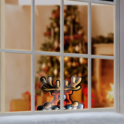 Premier Rudolph Coming Out The Chimney 40cm