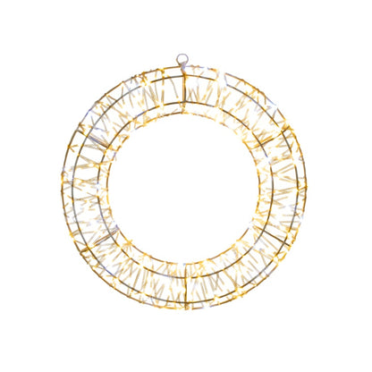 Premier Twinkling Lit Flexibrights Wreath 40cm