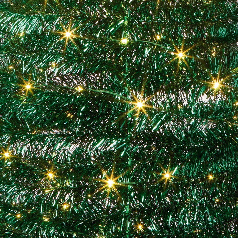 Premier Pre Lit Forest Green Pop Up Tree With Star 1.8m