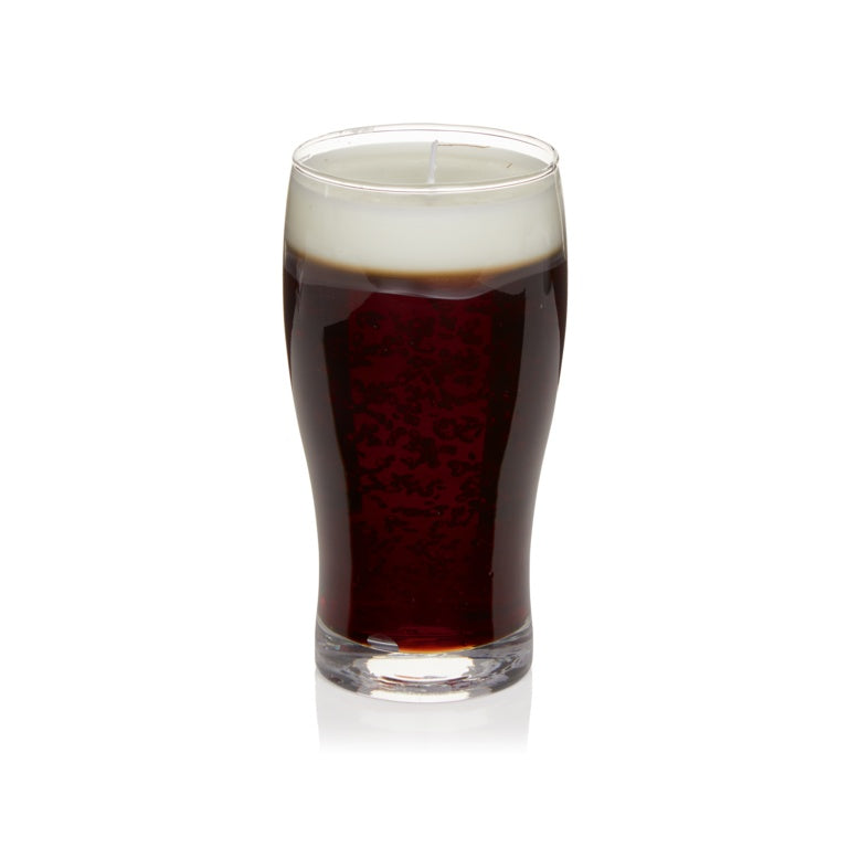Premier Stout Glass Gel Candle 16cm