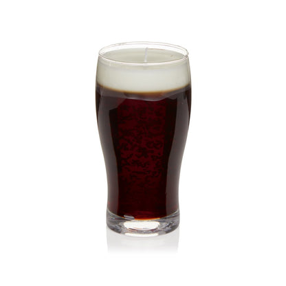 Premier Stout Glass Gel Candle 16cm