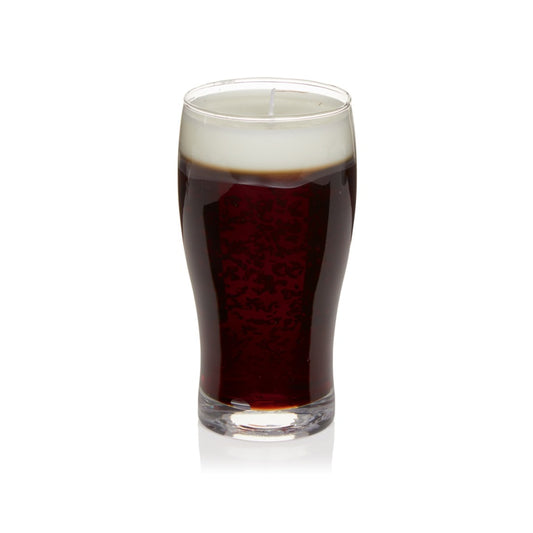Premier Stout Glass Gel Candle 16cm