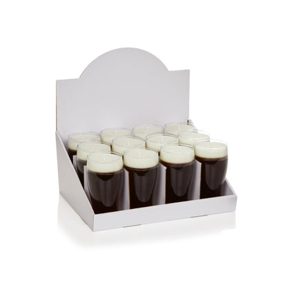 Premier Stout Glass Gel Candle 16cm