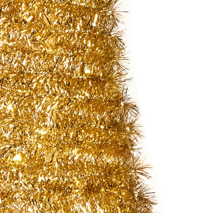 Premier Pre Lit Gold Pop Up Tree With Star 1.8m 180 LEDs