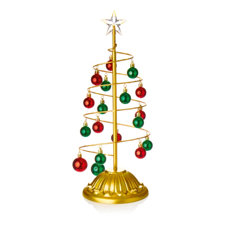 Premier Lit Gold Metal Bauble Tree 50cm