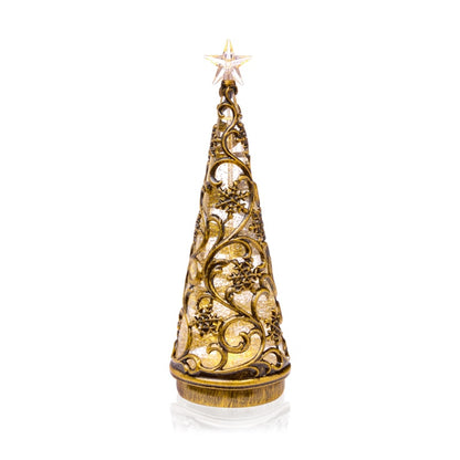 Premier Lit Antique Gold Tree Water Spinner 30cm