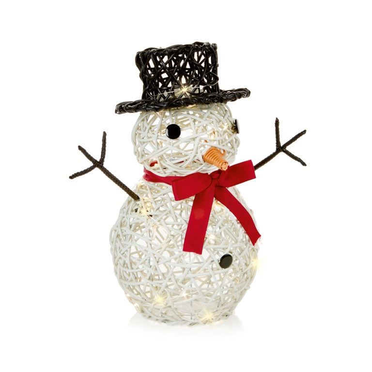 Premier Multi Action Lit Rattan Look Snow 39cm