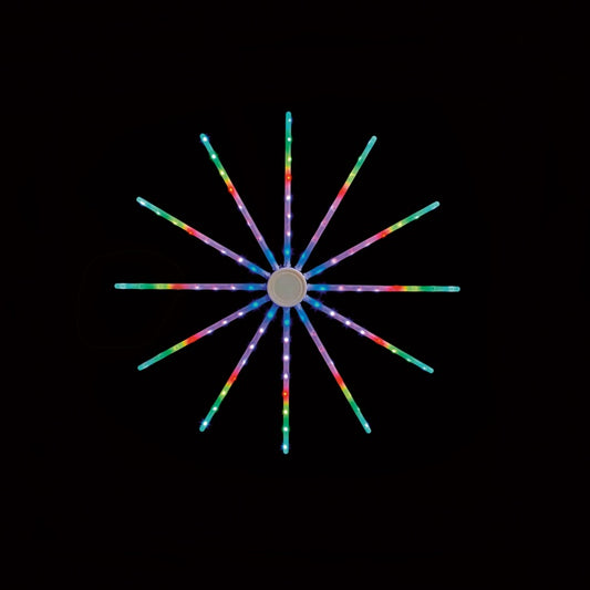 Premier Digital Round Star With 72 Coloured LEDs 60cm