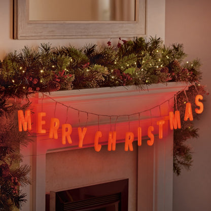 Premier Lit Merry Christmas Light String 1.2m