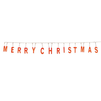 Premier Lit Merry Christmas Light String 1.2m