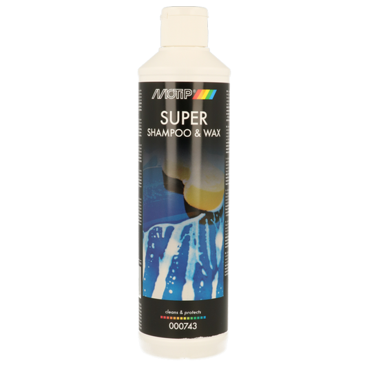 Motip Super Shampoo & Wax 500ml
