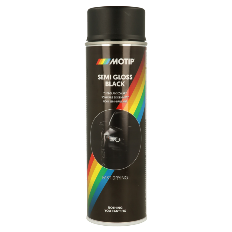 Motip Black Semi Gloss 500ml