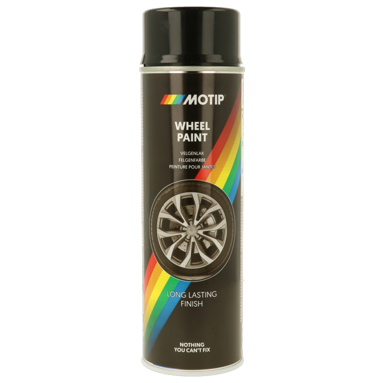 Motip Wheel Paint Black Gloss 500ml