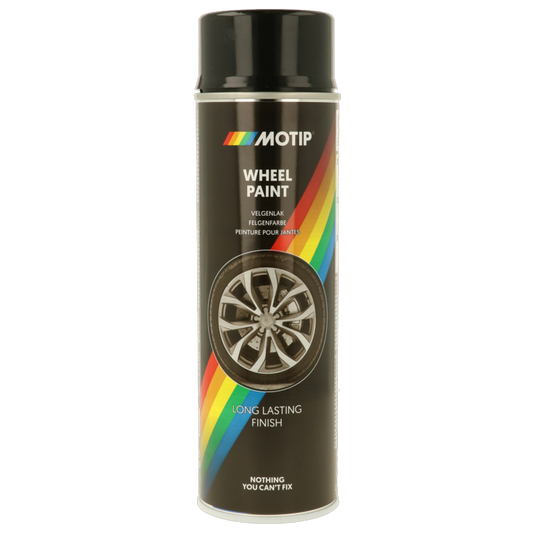 Motip Wheel Paint Black Gloss 500ml
