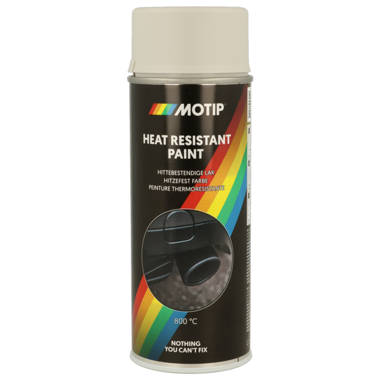 Motip Heat Resistant Paint 400ml Grey