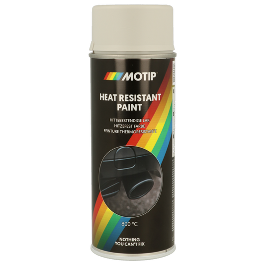 Motip Heat Resistant Paint 400ml Grey
