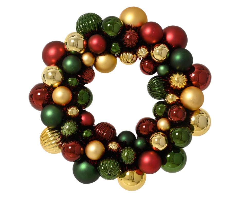 Kaemingk Wreath Polystyrene Multi Coloured 38cm
