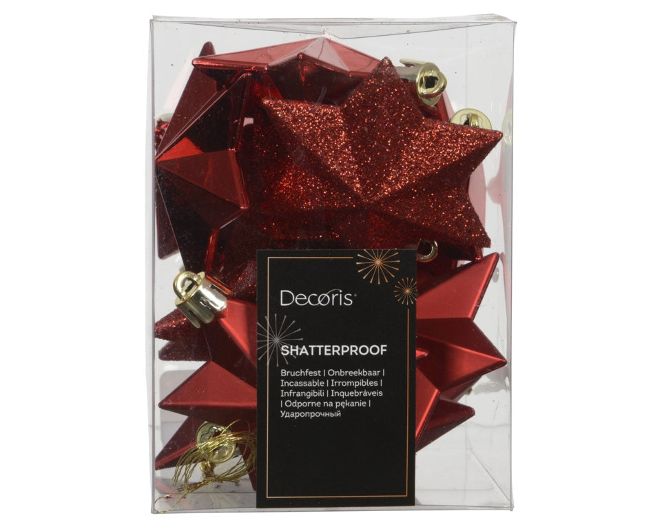 Kaemingk Star Bauble Christmas Red 30cm