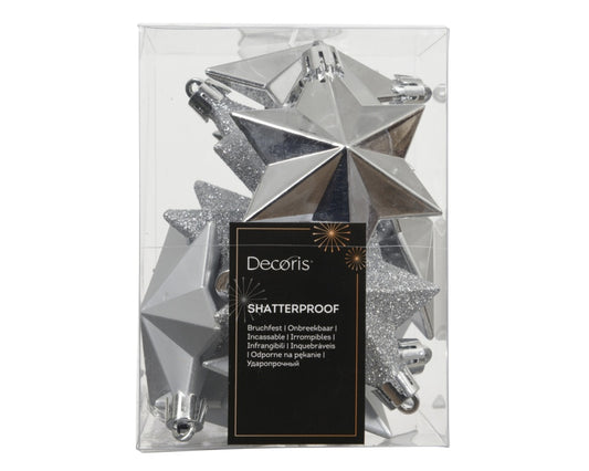 Kaemingk Star Bauble Silver 30cm