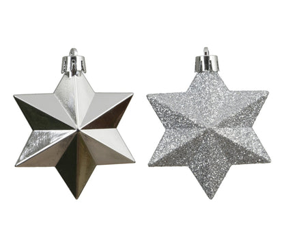 Kaemingk Star Bauble Silver 30cm