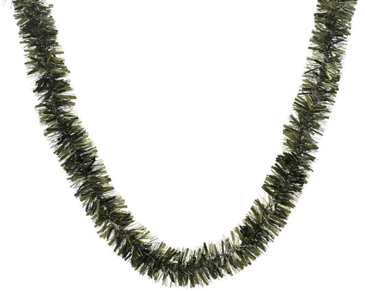 Kaemingk Tinsel Garland Rosemary Green 270cm