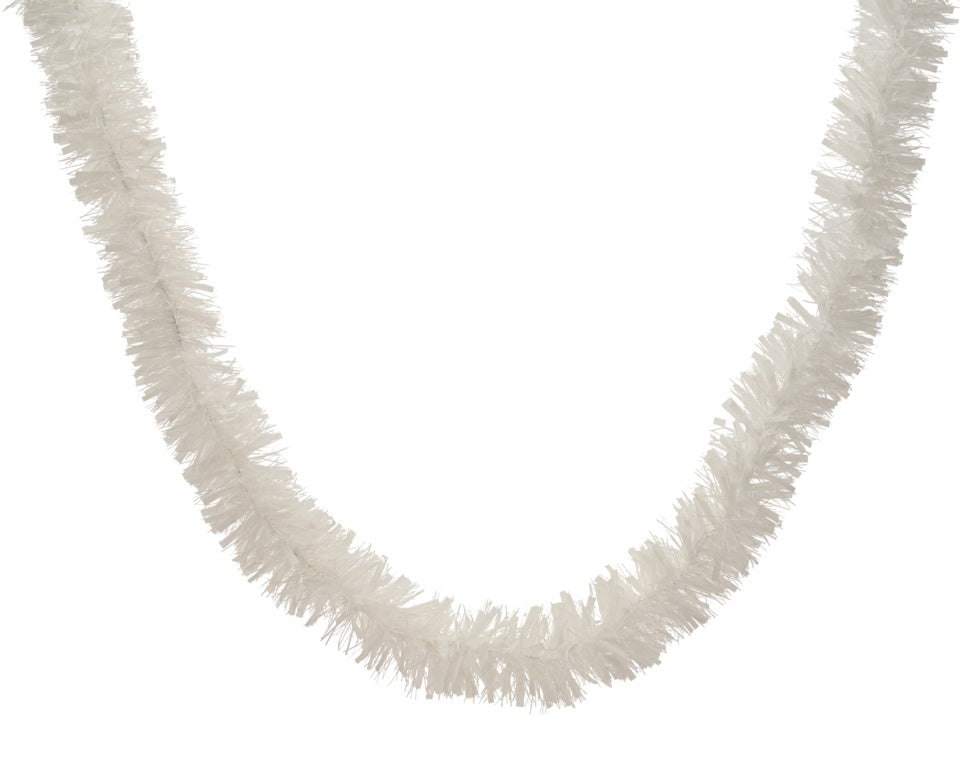 Kaemingk Tinsel Garland Winter White 270cm