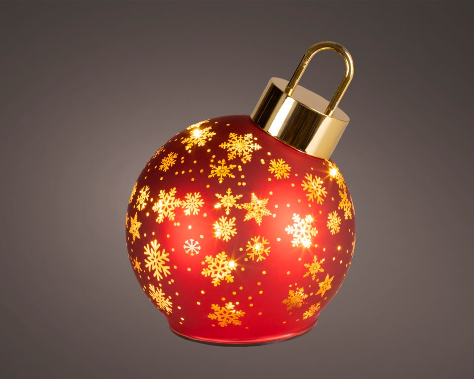 Kaemingk Micro LED Red Bauble 15 LED