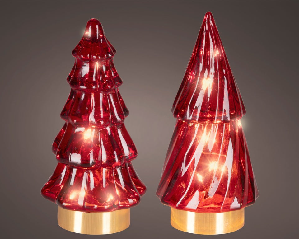 Kaemingk Micro LED Tree 4 LEDs Red/Warm White