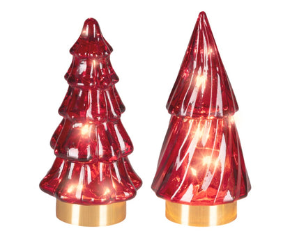 Kaemingk Micro LED Tree 4 LEDs Red/Warm White