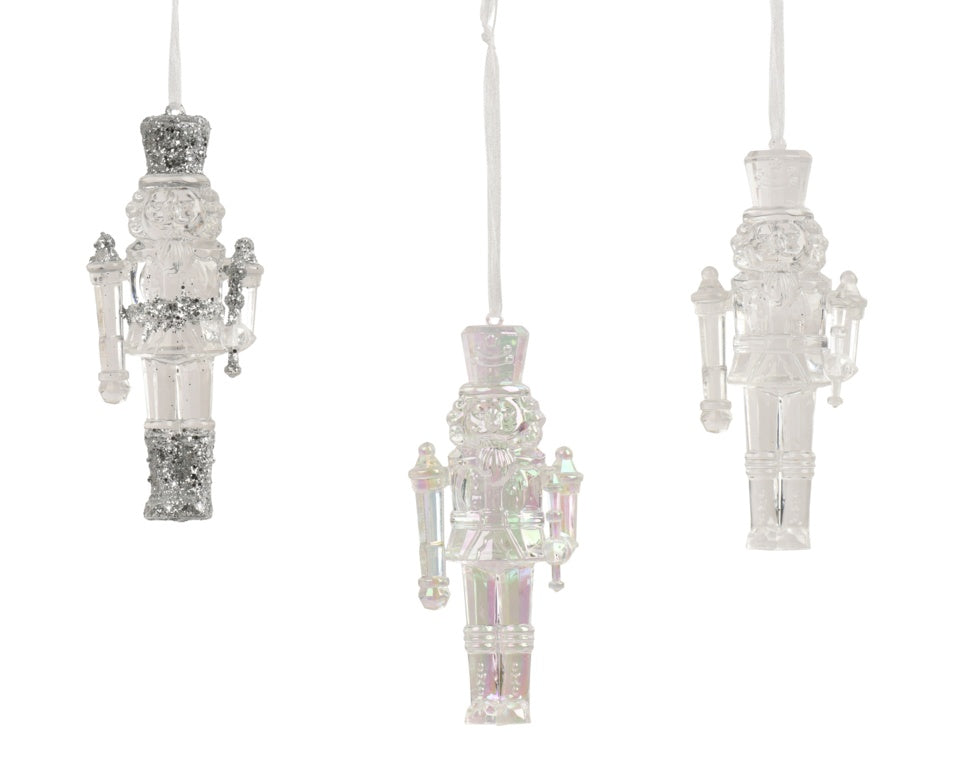 Kaemingk Transparent Nutcracker Polystyrene H12cm