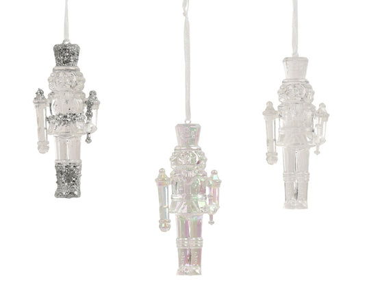Kaemingk Transparent Nutcracker Polystyrene H12cm