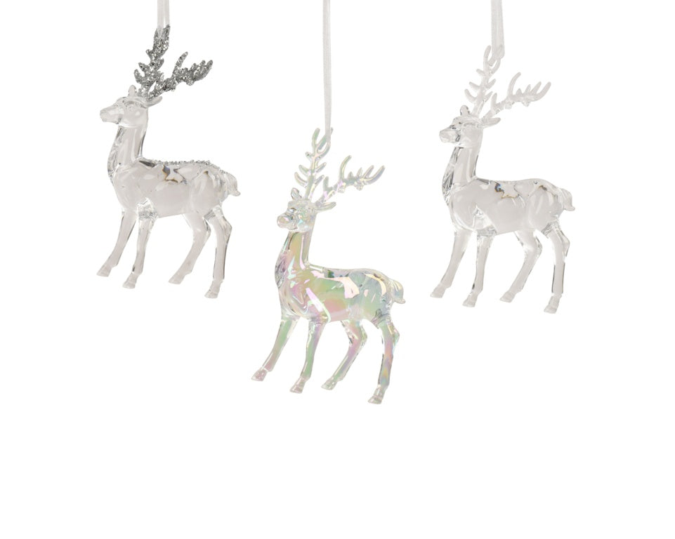 Kaemingk Transparent Reindeer Polystyrene 50cm