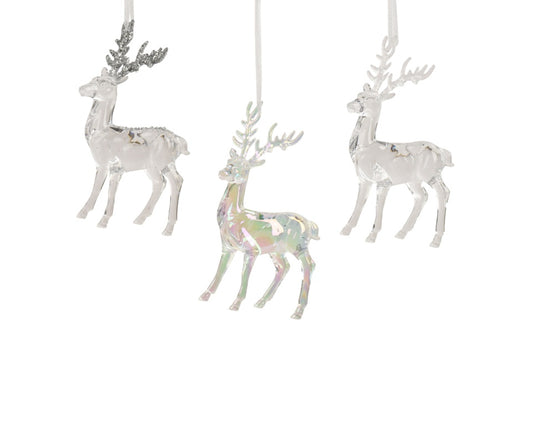 Kaemingk Transparent Reindeer Polystyrene 50cm