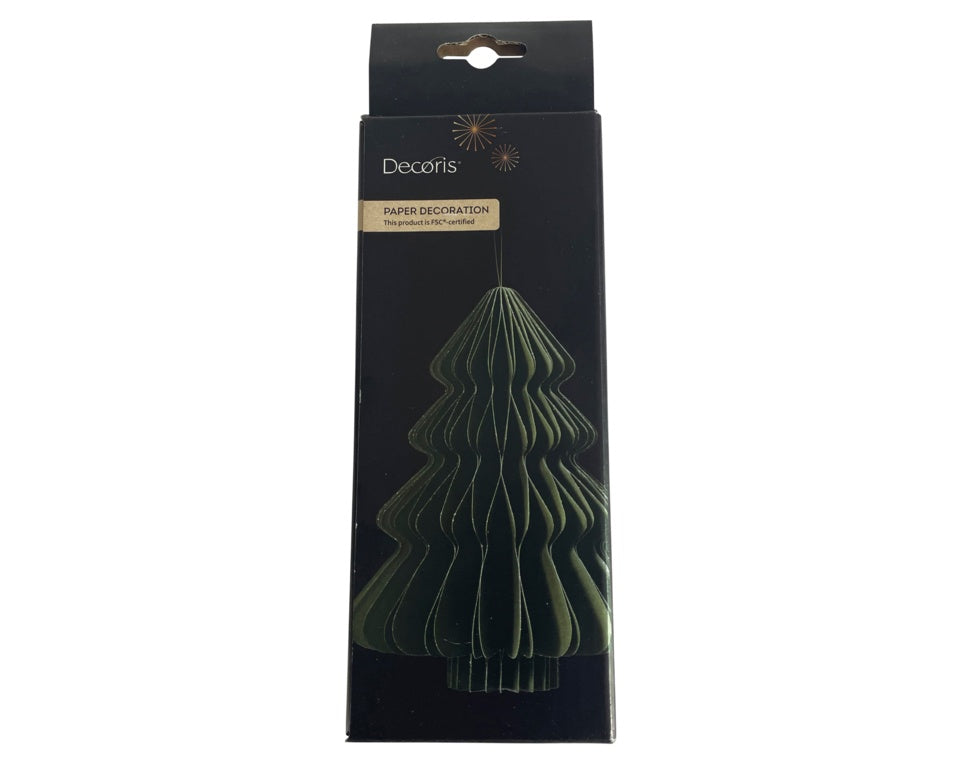 Kaemingk Paper Tree Green H20cm