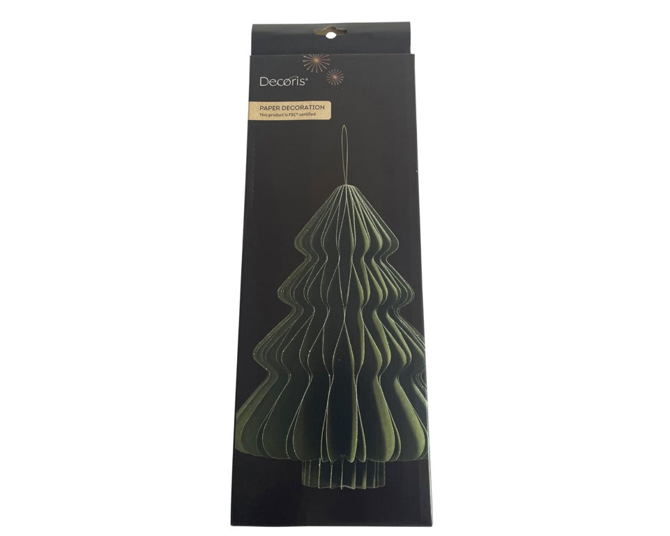 Kaemingk Paper Tree Green H40cm