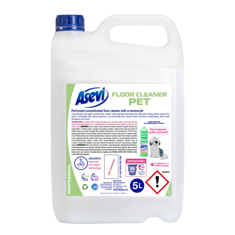 Asevi Professional Pet Floor Cleaner 5L
