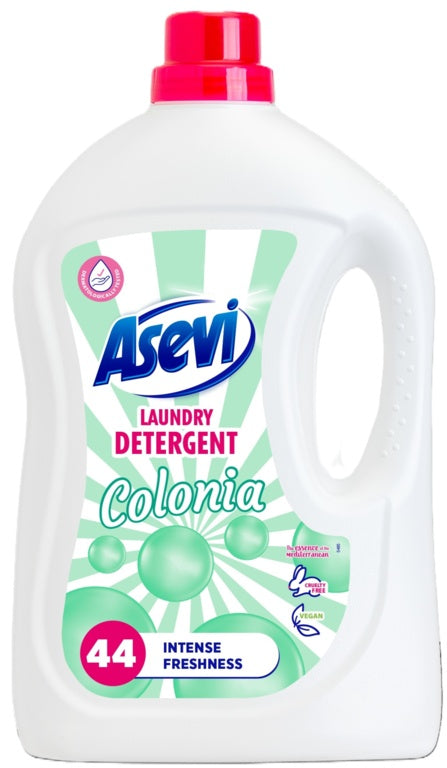 Asevi Liquid Detergent 44 Wash Colonia 2376ml