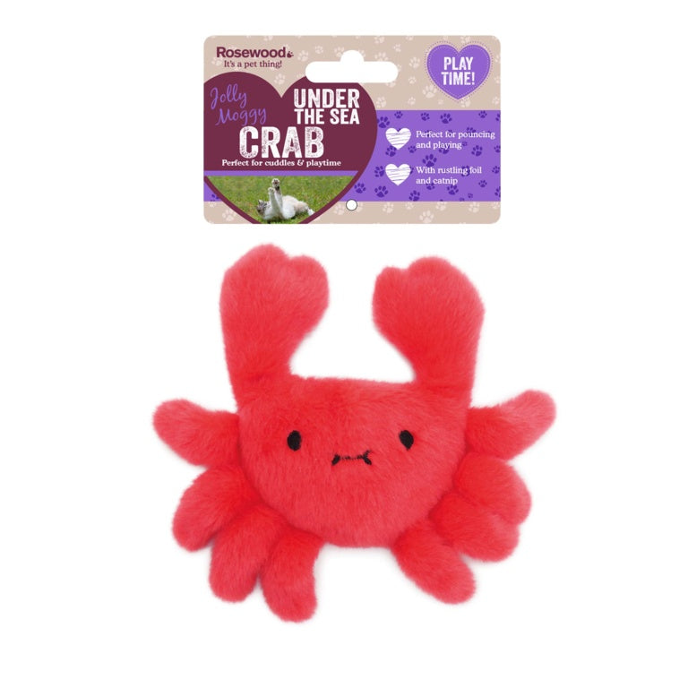 ROSEWOOD Under The Sea Crab Cat Toy