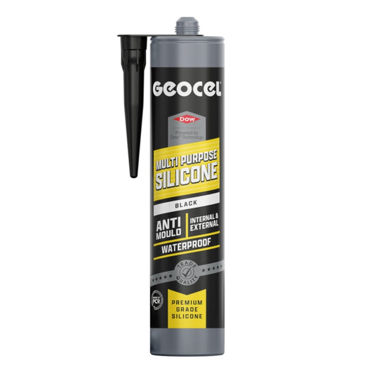 Geocel Multi Purpose Silicone 290ml Black